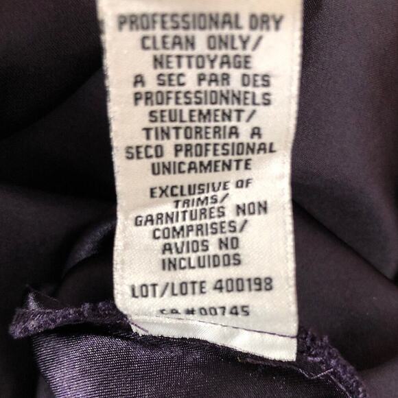 ML Monique Lhuillier Lace Tower Dress Sheer Back Lace Overlay Maxi Black Size 6 - Picture 10 of 11